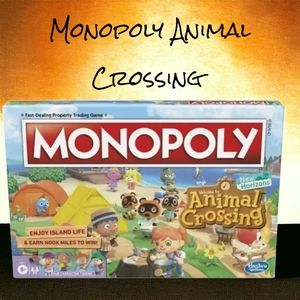 Monopoly Animal Crossing New Horizons Edition Board Game for Kids - Brand New